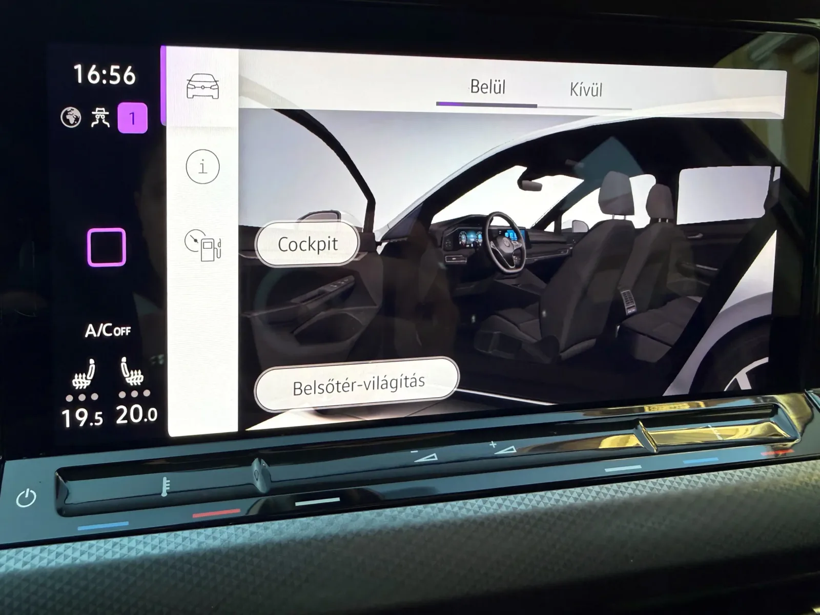 VW Golf 8 EXTRA előnézeti kép 18