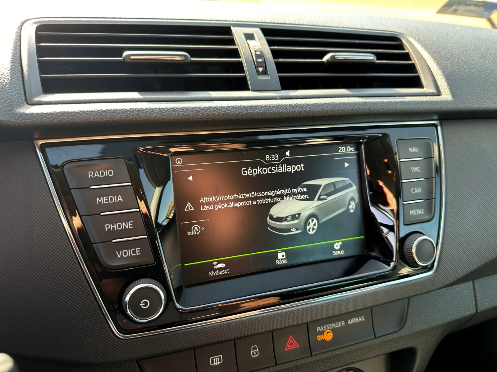Skoda Fabia Fl V.horog 1.4CRTDI, Gyári fényezés! előnézeti kép 11
